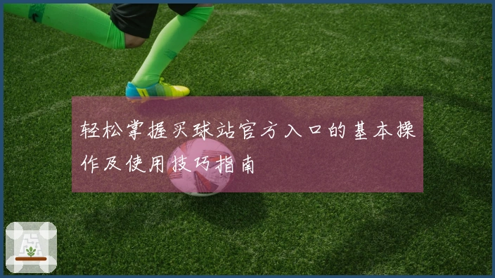 轻松掌握买球站官方入口的基本操作及使用技巧指南